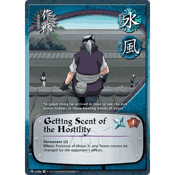 M-US084 Getting Scent of the Hostility Naruto Card