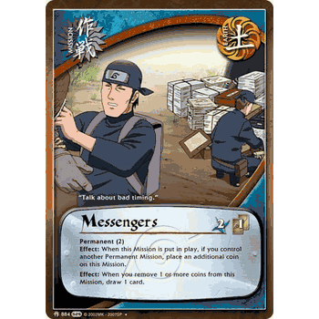 M884 MESSENGERS Uncommon Naruto Kage Summit Card