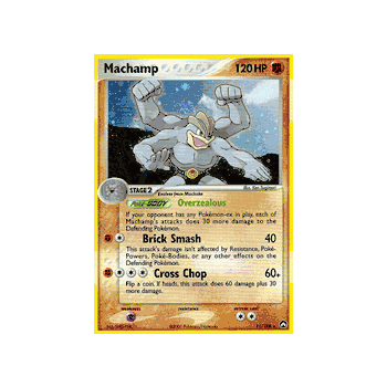 MACHAMP Holofoil Rare Pokemon EX Power Keepers Card # 11 MACHAMP Holofoil Rare Pokemon EX Power Keepers Card # 11