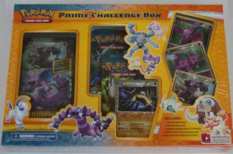 MACHAMP Pokemon PRIME CHALLENGE BOX<BR>1 Pokemon Theme Deck<br>1 Espeon Pokemon Prime Card<BR>1 Pokemon Evolution Chain<BR>2 HS Pokemon TCG Packs<BR>1 Pokemon TCG Online Code Card - Click to enlarge