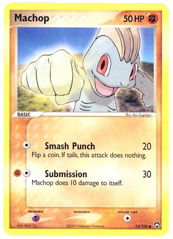pokemon machop card Common Team Rocket 59/82 CollexyLux (Do the damage before switching the Pokmon.) Weakness Psychic 2 Retreat Cost Machop | Pokmon Cards and