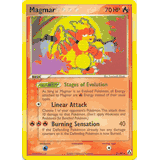 first edition bill trainer card Pokemon EX Ruby & Sapphire - Magmar ex - 100/109-011363