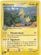 MANECTRIC Uncommon Pokemon EX Ruby & Sapphire Card # 39