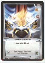 MANTLE SHIELD Uncommon Monsuno TCG Card # 20 - Click to enlarge