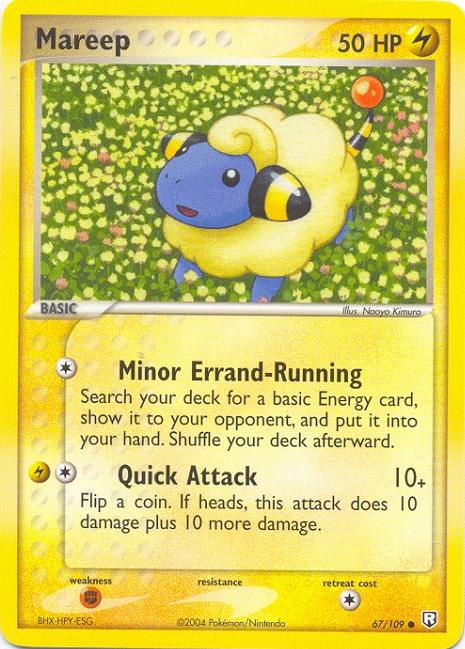 pokemon card mareep - Scarlet & Violet - Base Set - - 066/198 Common Card Type MAREEP Team Rocket Returns Common