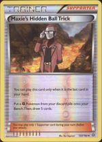 MAXIE'S HIDDEN BALL TRICK Pokemon XY Primal Clash PARALLEL (Reverse) FOIL Card # 133/160 - Click to enlarge