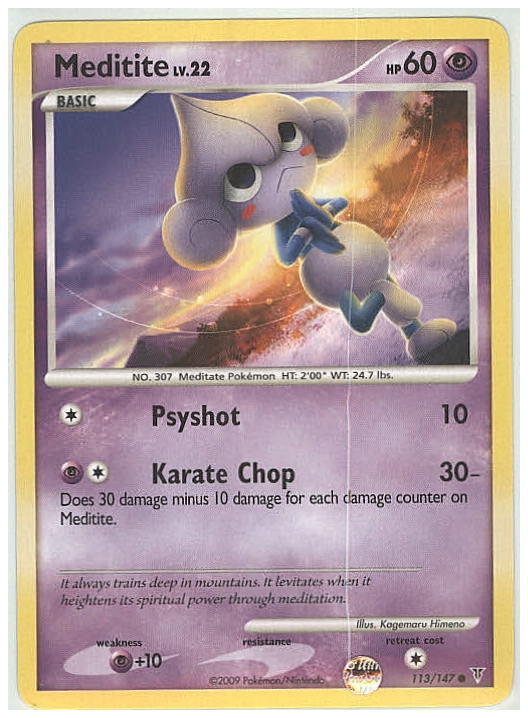 meditite pokemon card Amazon.com: Pokemon - Meditite 153/142 Stellar Crown - Illustration Rare IR main image 1