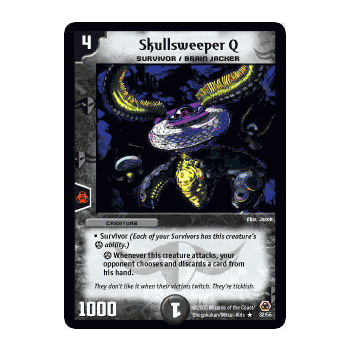 MEGA-032 Skullsweeper Q Duelmasters TCG DM-05 Survivors of the Megapocalypse Rare Card # 32