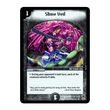 MEGA-033 Slime Veil Duelmasters TCG DM-05 Survivors of the Megapocalypse Rare Card # 33