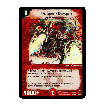 MEGA-037 Bolgash Dragon Duelmasters TCG DM-05 Survivors of the Megapocalypse Uncommon Card # 37