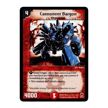 MEGA-039 Cannoneer Bargon Duelmasters TCG DM-05 Survivors of the Megapocalypse Rare Card # 39