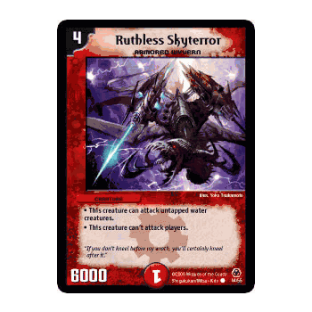 MEGA-044 Ruthless Skyterror Duelmasters TCG DM-05 Survivors of the Megapocalypse Common Card # 44