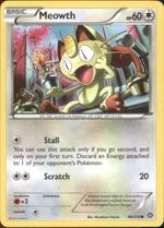 MEOWTH Pokemon XY Steam Siege XY11 Common Card # 88 - Click to enlarge