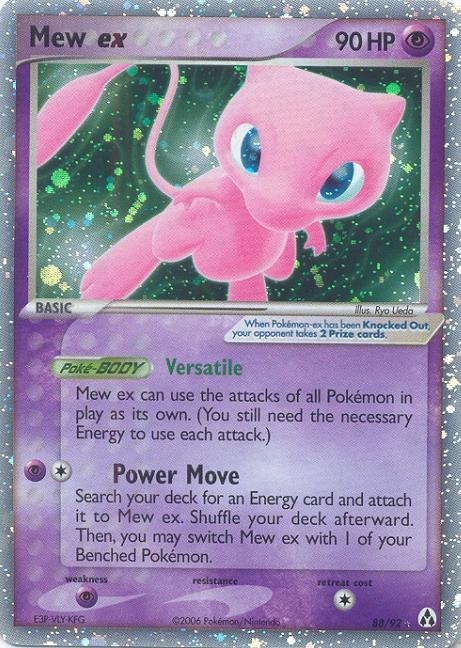 MEW EX Rare Holofoil Pokemon TCG Legend Maker Card # 88 MEW EX Rare Holofoil Pokemon TCG Legend Maker Card # 88
