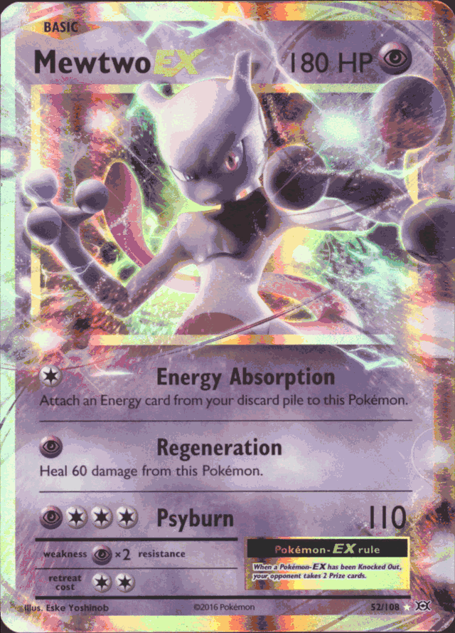 rare xy evolutions cards Mew 53/108 Holo Rare XY Evolutions Pokemon Card Near Mint main image 0
