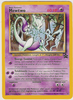 MEWTWO Pokemon Black Star Promo Card # 12 From the Nintendo Power Magazine - Click to enlarge