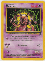 MEWTWO Pokemon Black Star Promo Card # 14 From the Pokémon The First Movie - Click to enlarge