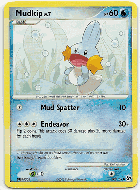 MUDKIP LV.7 Pokemon Great Encounters Common Card # 80 MUDKIP LV.7 Pokemon Great Encounters Common Card # 80