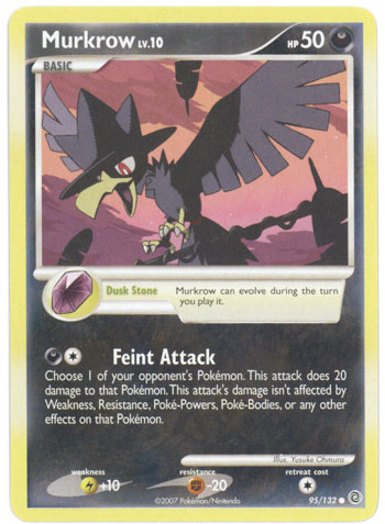 pokemon murkrow card Murkrow (59/90) [HeartGold & SoulSilver: Undaunted] main image 0