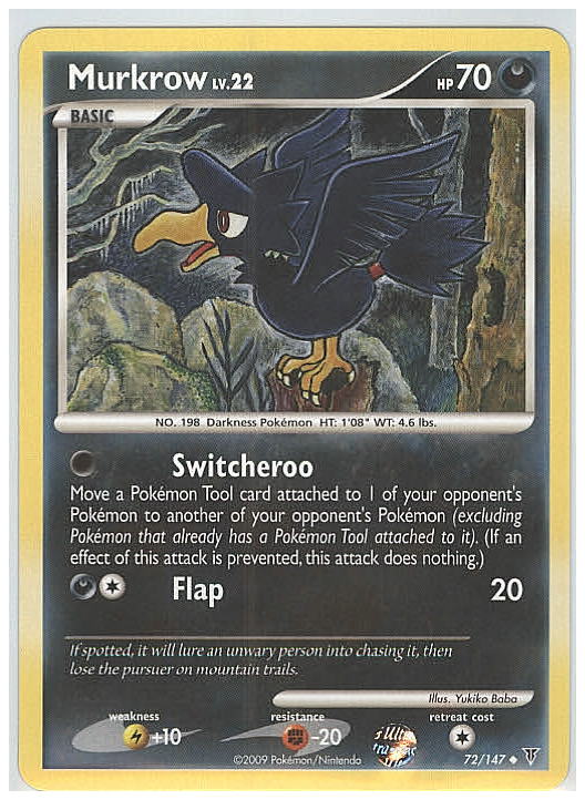 MURKROW Pokemon Supreme Victors Uncommon Card # 72