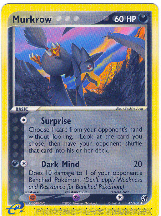 pokemon murkrow card Murkrow - SWSH11: Lost Origin [REVERSE HOLO]