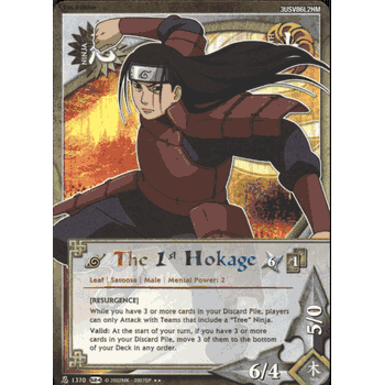 N-1370 THE 1ST HOKAGE [RESURGENCE] Rare Naruto Sage's Legacy Card
