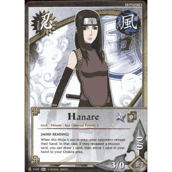 N-1410 HANARE [MIND READING] Common Naruto Sage's Legacy Card