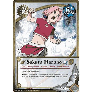 N-398 SAKURA HARUNO Common Naruto Card