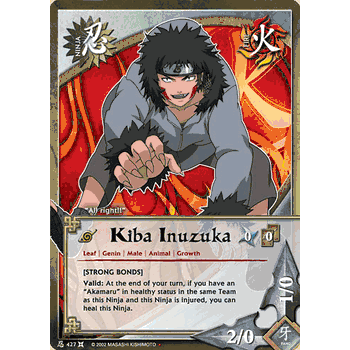 N-427 KIBA INUZUKA Starter Exclusive Naruto Card