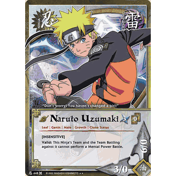 N-448 NARUTO UZUMAKI Rare Naruto Card