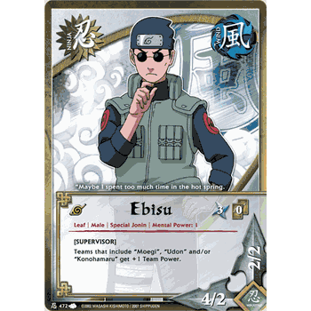 N-472 EBISU Common Naruto Card