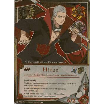 N-785 HIDAN Gold Foil Rare Naruto Card
