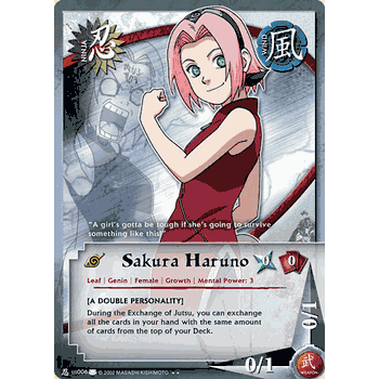 N-US006 Sakura Haruno Naruto Rare Card