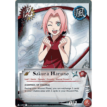 N-US007 Sakura Haruno Naruto Common Card