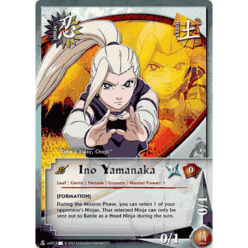 N-US013 Ino Nakayama Naruto Common Card