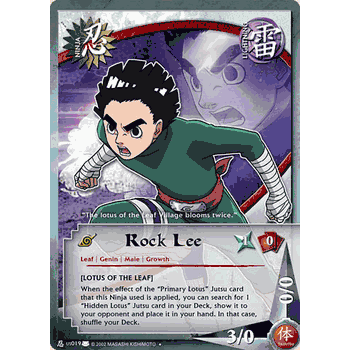 N-US019 Rock Lee Naruto Uncommon Card