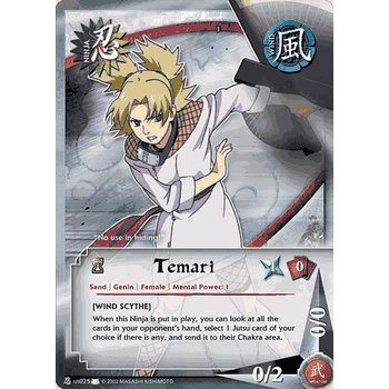 N-US025 Temari Naruto Common Card