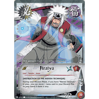 N-US027 Jiraiya Naruto Rare Card