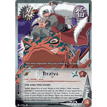 N-US046 Jiraiya Uncommon Naruto Card