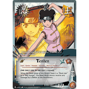 N-US051 Tenten Common Naruto Card