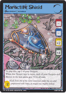 MARACTITE SHIELD Neopets TCG Curse of Maraqua Common Card # 108