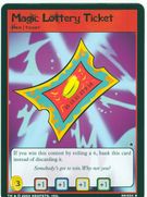 MAGIC LOTTERY TICKET Neopets TCG Base Set Rare Card # 66