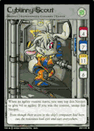 CYBUNNY SCOUT Neopets TCG Return of Dr Sloth Uncommon Card # 45