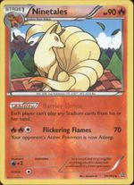NINETALES Pokemon XY Primal Clash PARALLEL (Reverse) FOIL Card # 21/160 - Click to enlarge