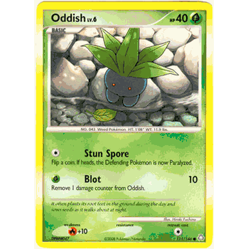 pokemon oddish card Price & Details Expedition Base Set Weakness / Resistance / Retreat Cost noticed that shiny oddish is