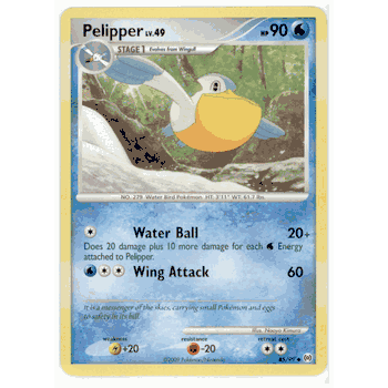 PELIPPER LV.49 Uncommon Pokemon Arceus Card # 45