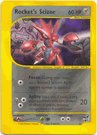 Pokemon Best Promo # 4 Rocket's Scizor Card
