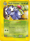 Pokemon Best Promo # 6 Dark Ivysaur Winner Stamped Card