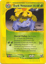 Pokemon Best Promo # 7 Dark Venusaur Winner Stamped Card - Click to enlarge