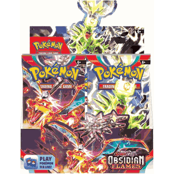Pokemon (SV03) Scarlet & Violet OBSIDIAN FLAMES BOOSTER BOX containing 36 OBSIDIAN FLAMES Pokemon Packs - FACTORY SEALED